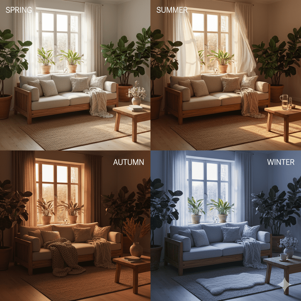 Seasonal Living: How Natural Materials Connect Us to Nature’s Rhythms